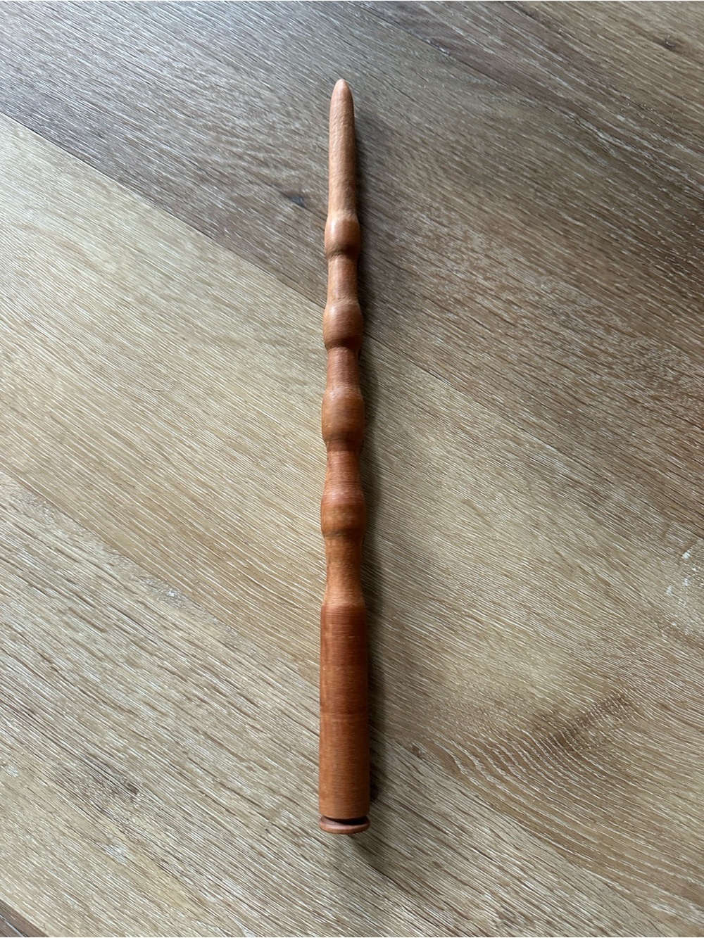 Hand-Turned Wooden “Harry Potter” Wand in Warm Cinnamon Brown